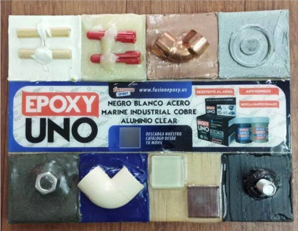 ADHESIVO EPOXY UNO ALUMINIO 100GR USO GENERAL INDUSTRIAL Y AUTOMOTRIZ - Imagen 3