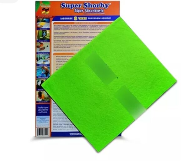 SUPER SHORBY PAÑO SUPER ABSORBENTE 1UND 50x60 - Imagen 2